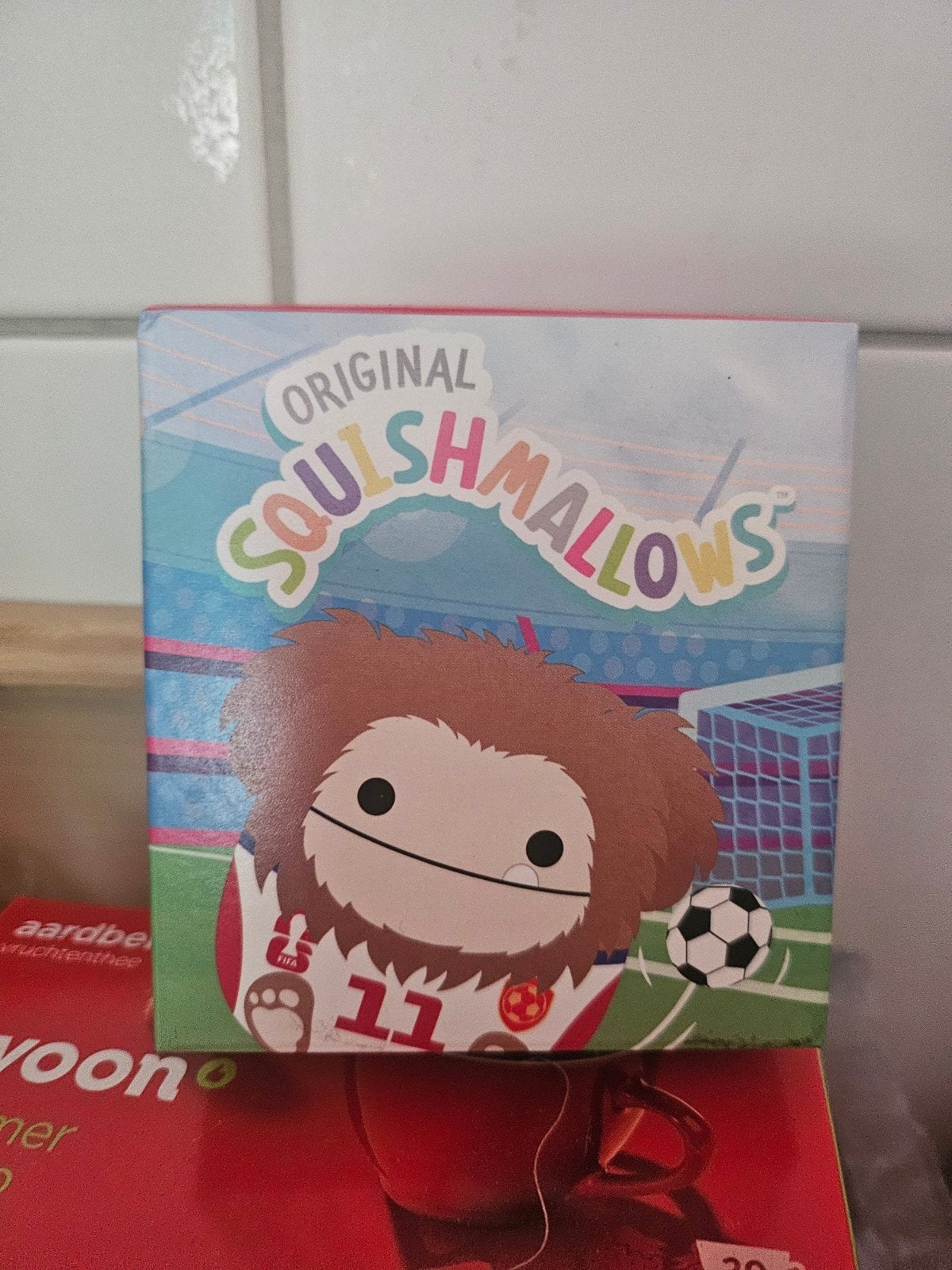 Squishmallows FIFA Voetbal Pluche Knuffel, Met doos, Overige typen, Nieuw, Ophalen of Verzenden