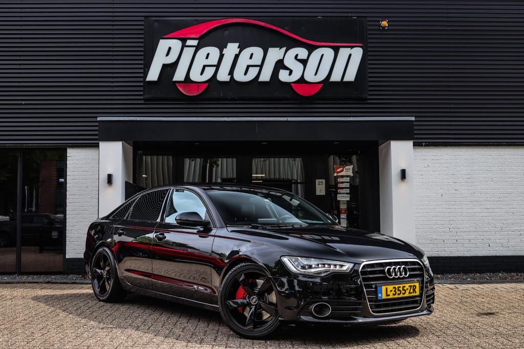 Audi A6 Limousine 3.0 TFSI Quattro 3x S-Line NWE MOTOR VOL!, Auto's, Audi, Automaat, Euro 5, Gebruikt, Zwart