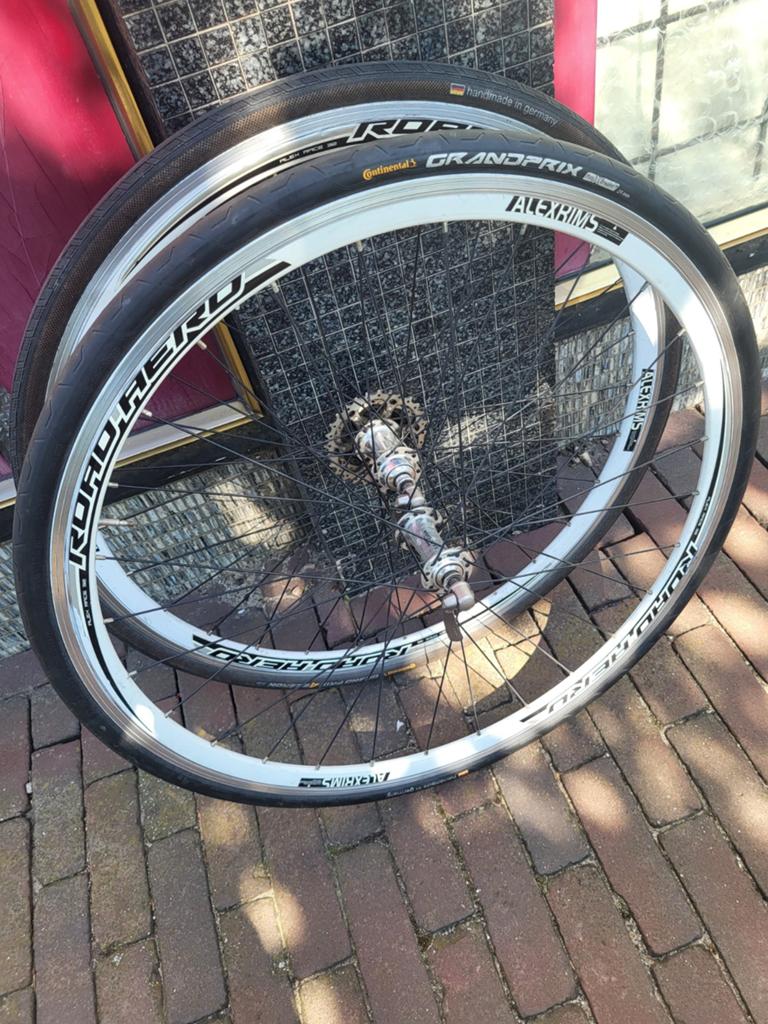 Wielset Shimano Ultegra 10 speed Alexrims, Wiel, Gebruikt, Shimano, Shimano Ultegra