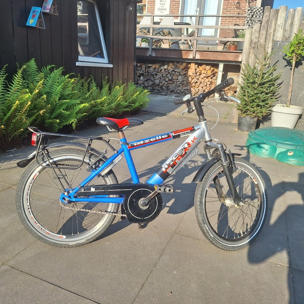 Jongens fiets gazelle, Ophalen, Terugtraprem, Handrem, Gazelle