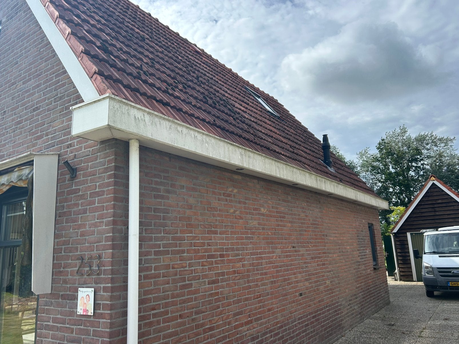 Kunstof dakgoten, Ophalen, Kunststof, Gebruikt, Overige kleuren