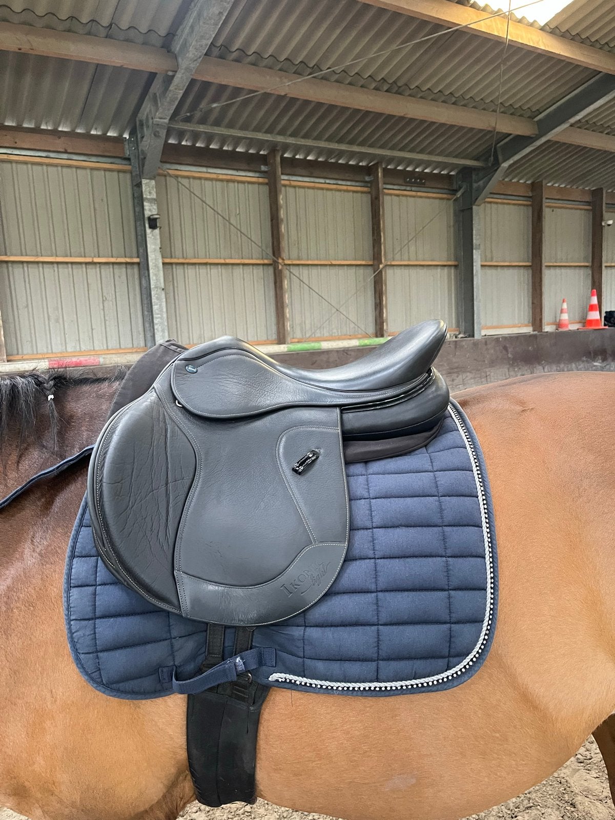 Ikonic zadel 17 inch (gekocht 2025), Dieren en Toebehoren, Ophalen of Verzenden, Zo goed als nieuw, Recreatie