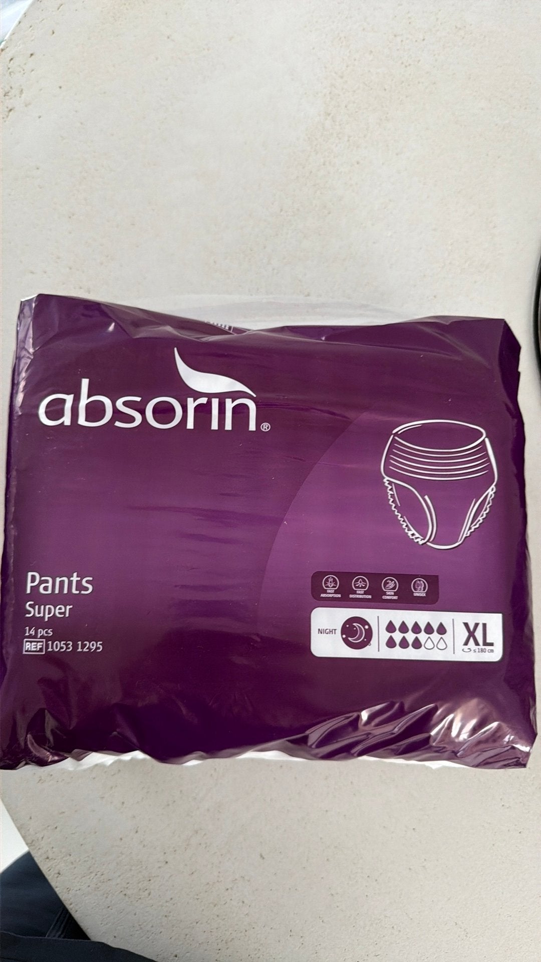 Absorin, Ophalen, Nieuw