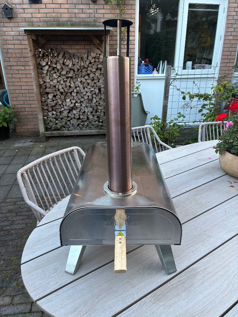 Te koop Big Horn Woodpellet pizza oven, Ophalen, Zo goed als nieuw, Big Horn