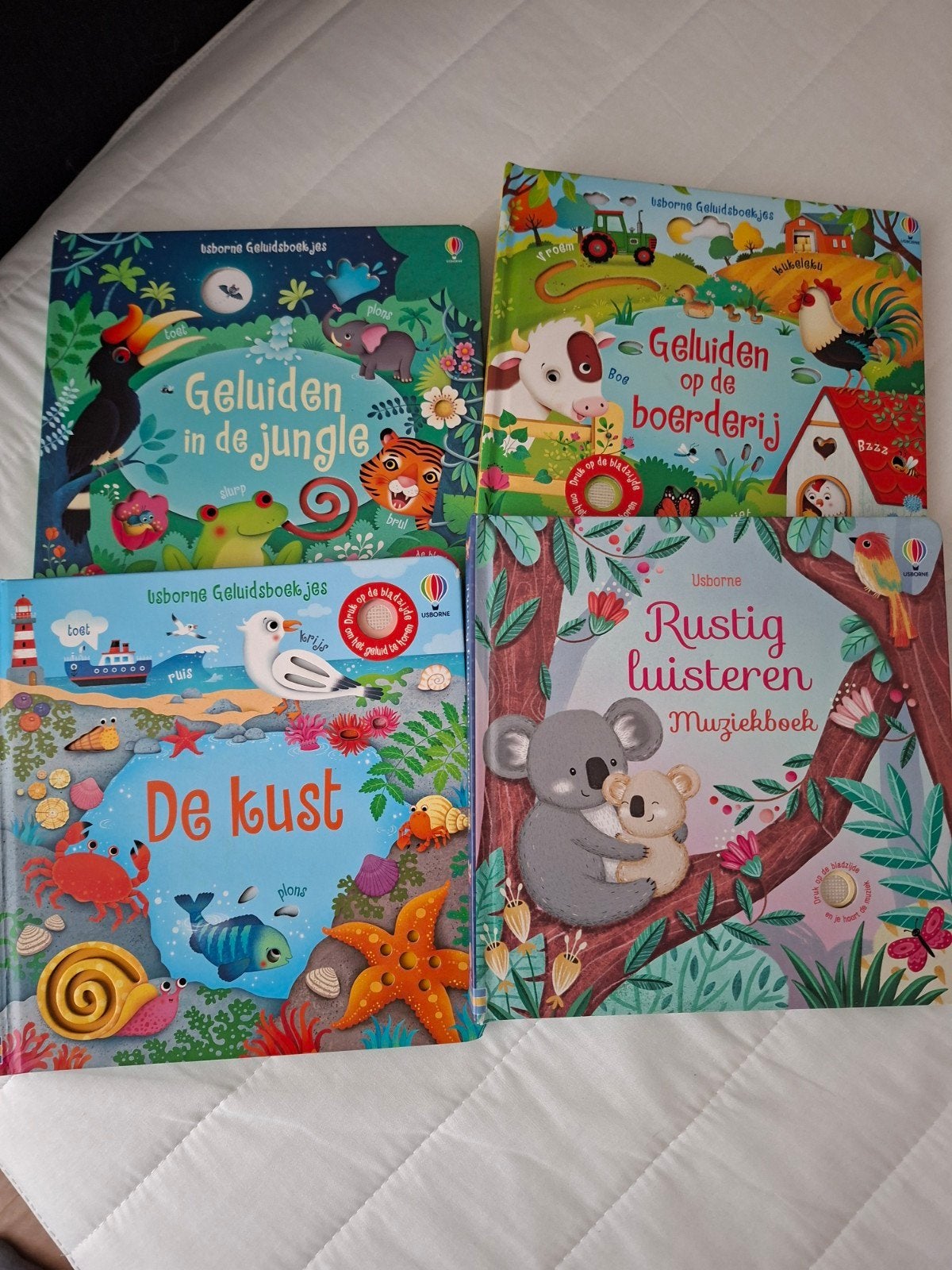 Kinderboeken met geluid, Ophalen, Gelezen, Uitklap-, Voel- of Ontdekboek, 6 tot 12 maanden