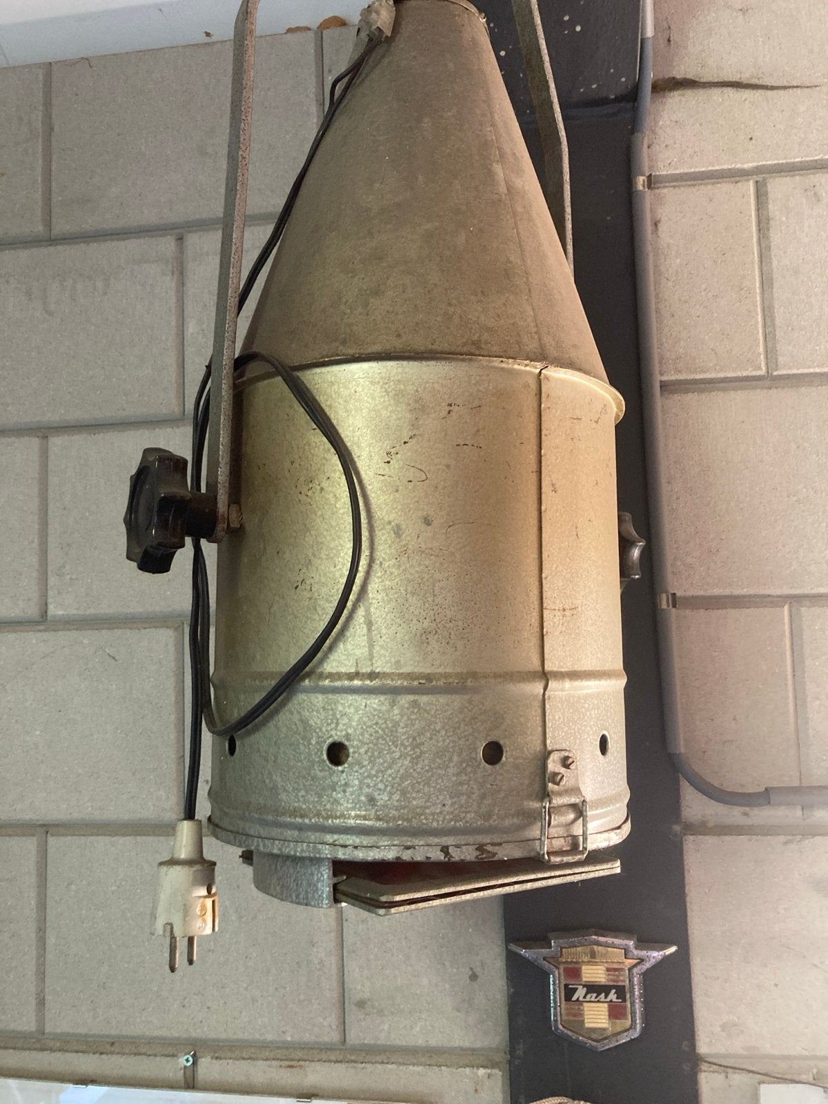 Antieke industriële en bioscoop lampen - Set van 2, Ophalen of Verzenden