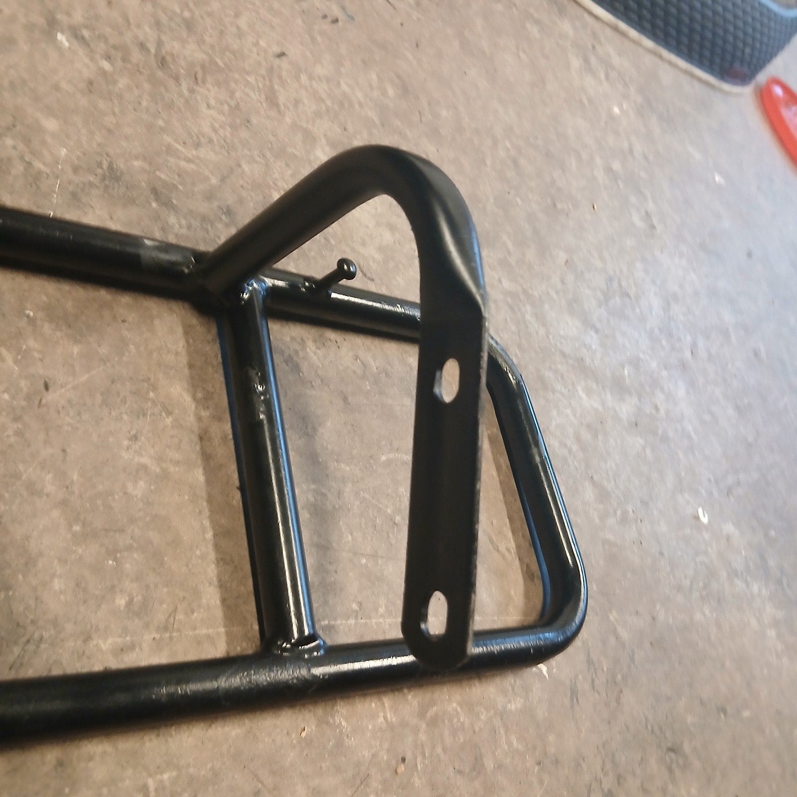 Zwart bagagerek voor scooter of motor, Ophalen of Verzenden, Gebruikt