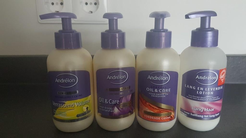 4x Andrelon Haarverzorging Niet Uitspoelen, Verzenden, Nieuw, Haarverzorger of -hersteller
