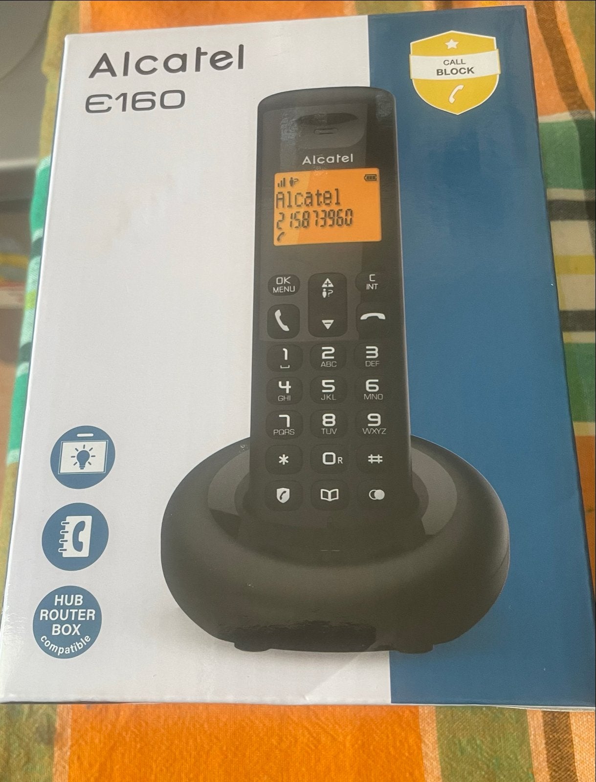 Alcatel E160 draadloze telefoon met Call Block, Ophalen of Verzenden, Nieuw, 1 handset