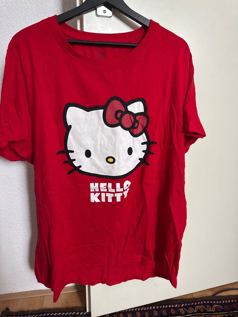 Tshirt dames Hello Kitty primark maat 2XL, Primark, Maat 46/48 (XL) of groter, Ophalen of Verzenden, Zo goed als nieuw