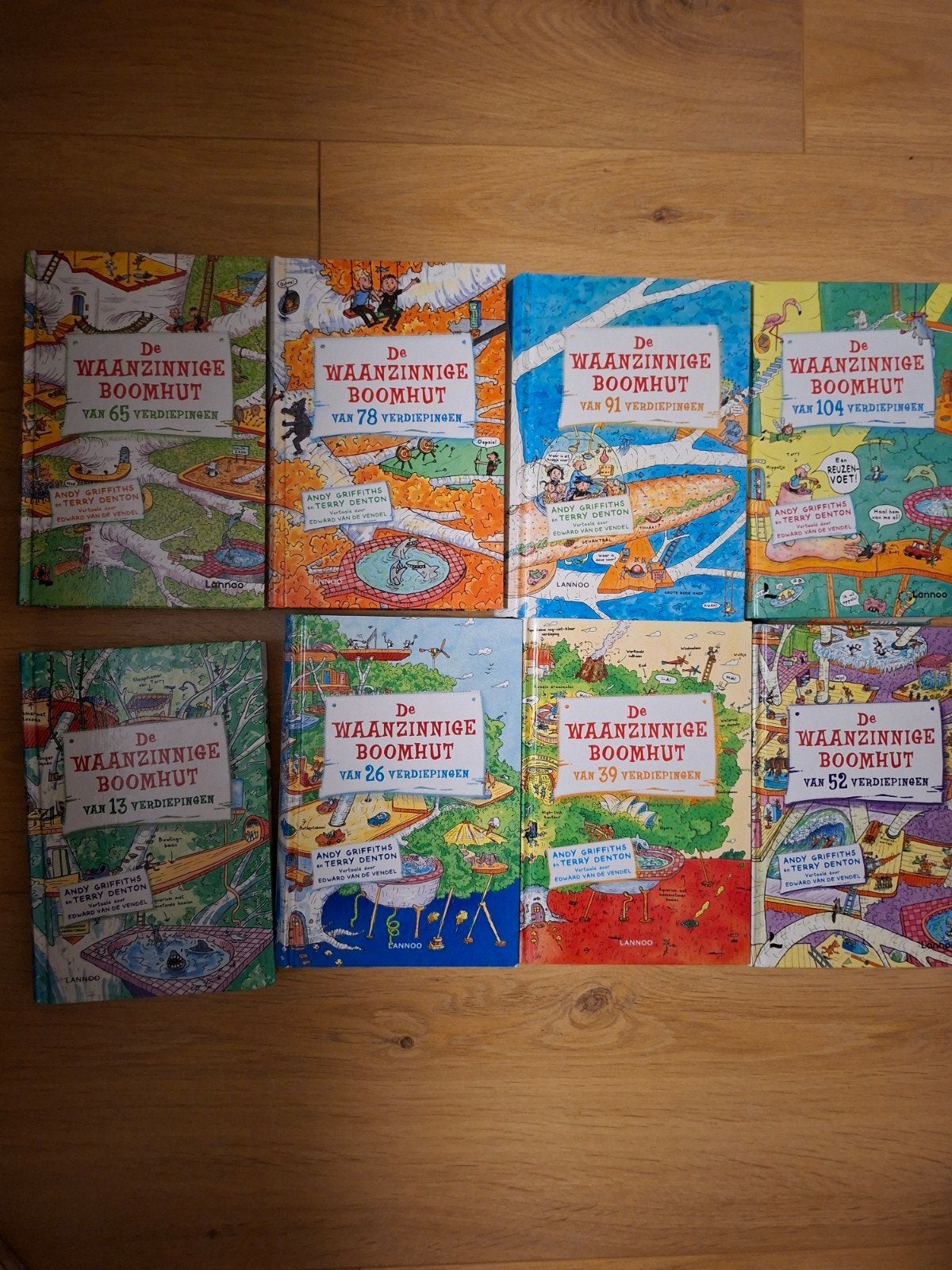 De Waanzinnige Boomhut 1 tm 8, Ophalen of Verzenden, Gelezen, Andy Griffiths, Fictie algemeen