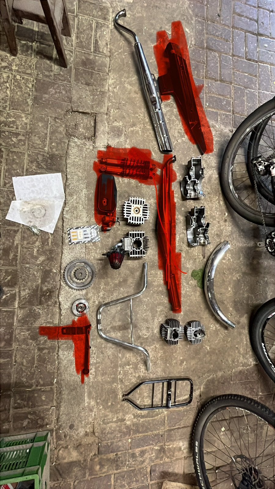 Puch onderdelen, Motoren, Ophalen