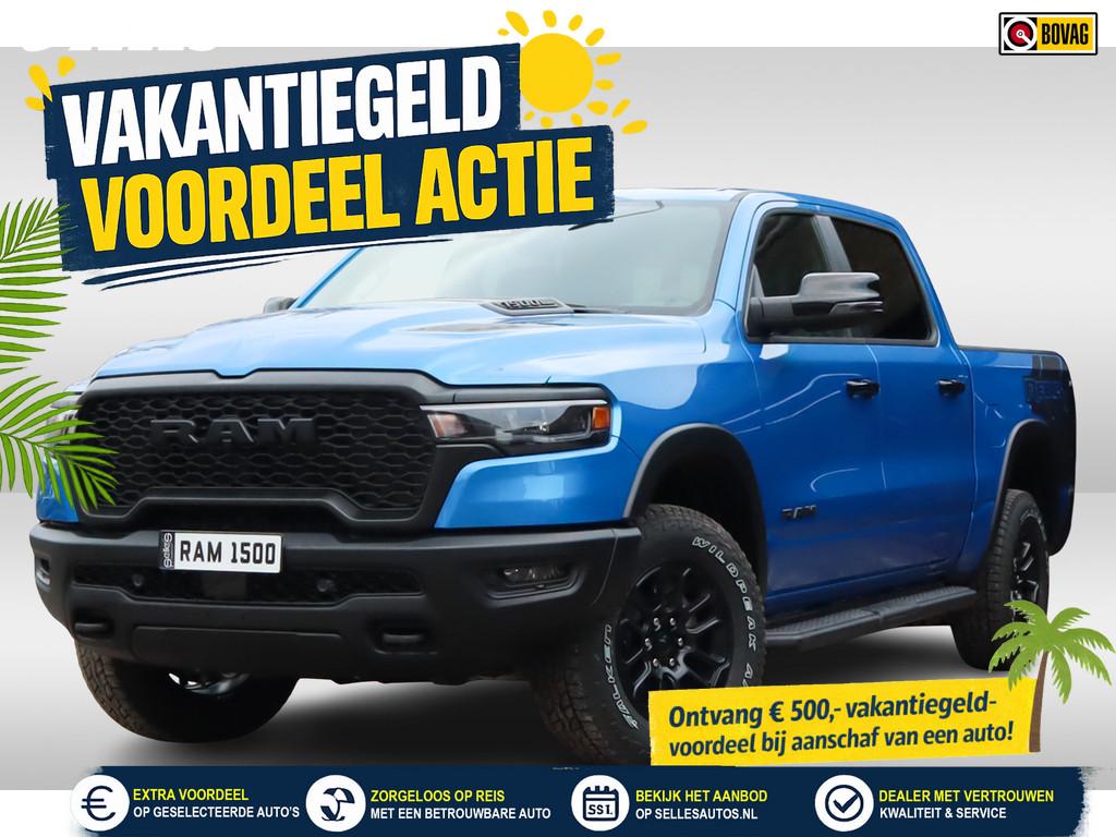 Dodge Ram 1500 2025 3.0L HURRICANE REBEL | BPM VRIJ | NIEUW, Auto's, Dodge, Automaat, 2993 cc, Met garantie (alle), Blauw