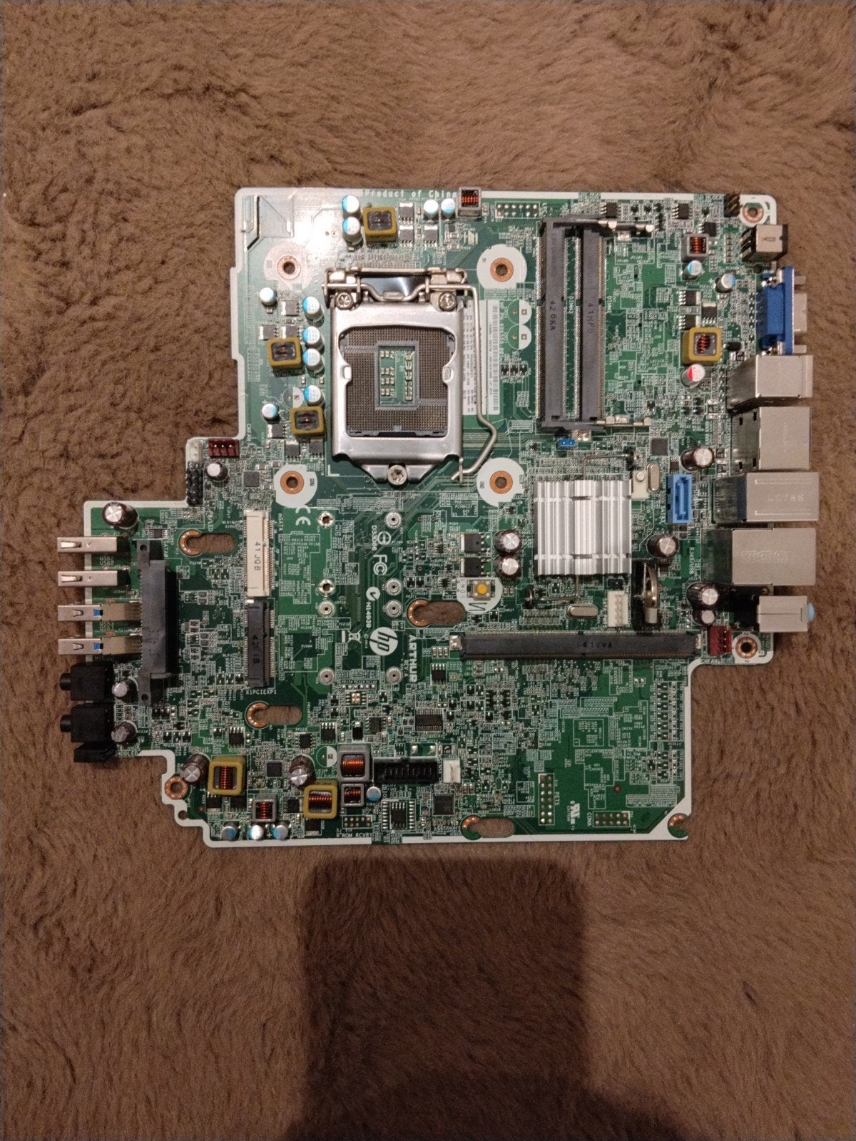 HP elitedesk 800 g1 usdt moederbord ( lga 1150 ), Computers en Software, Ophalen, Gebruikt, DDR3, Micro-ATX