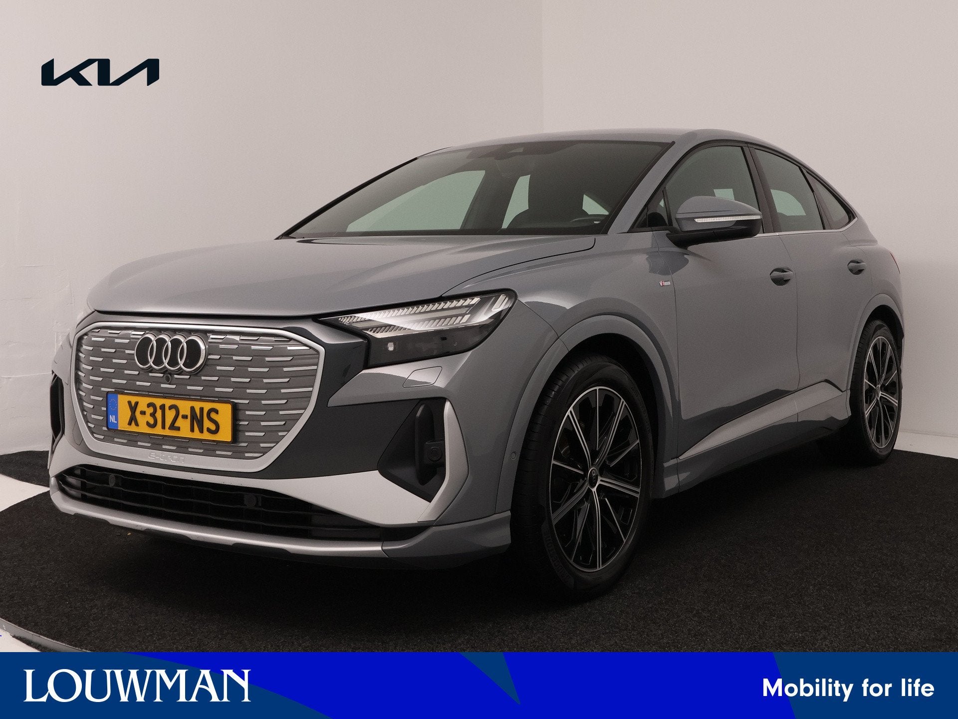 Audi Q4 Sportback e-tron 35 S edition 55 kWh | Stoelgeheugen, Auto's, Automaat, Achterwielaandrijving, Gebruikt, Zwart