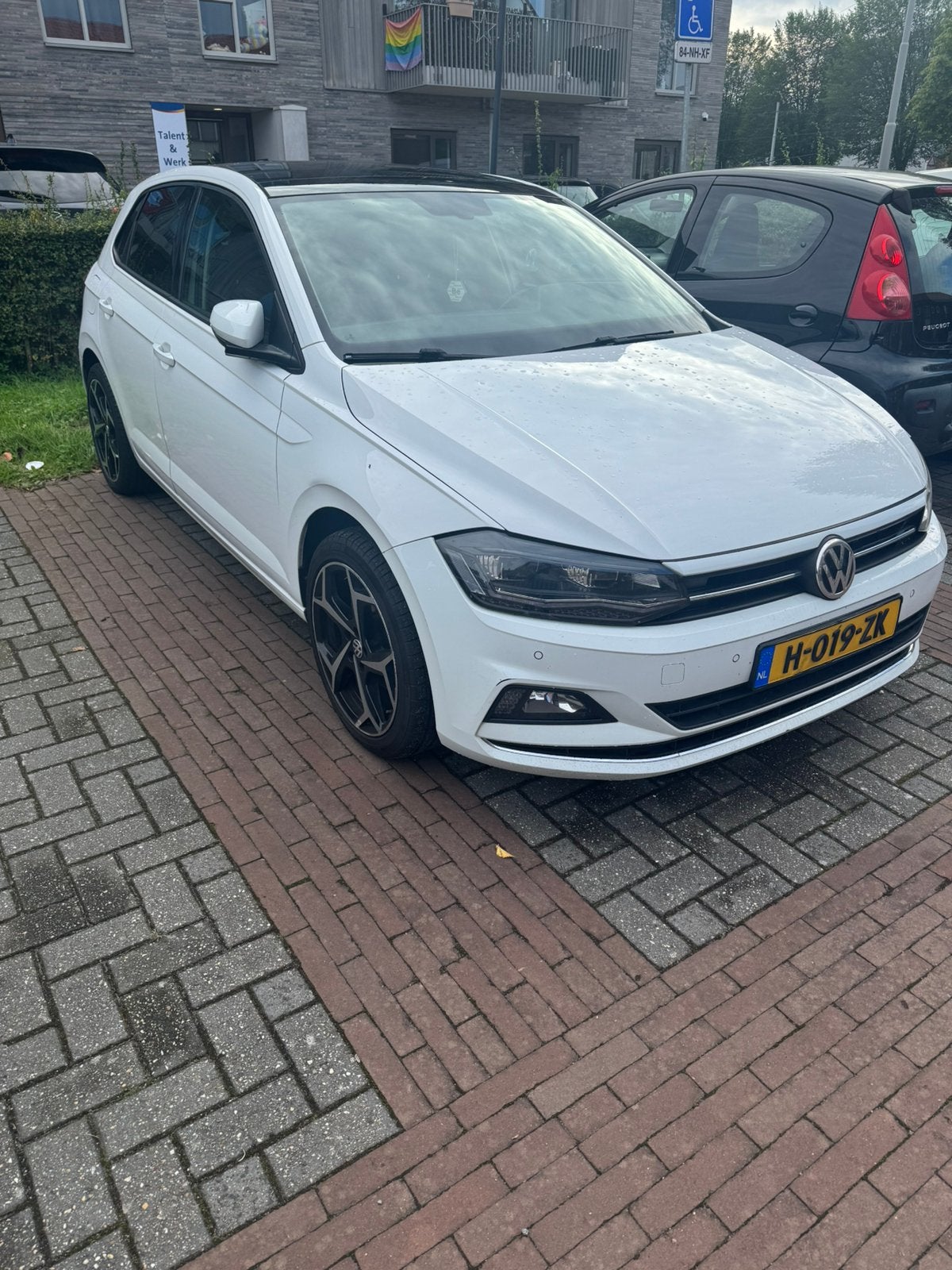 Volkswagen Polo 1.6 TDI 95pk 7-DSG 2018 Wit, 1203 kg, Wit, Particulier, 125 €/maand