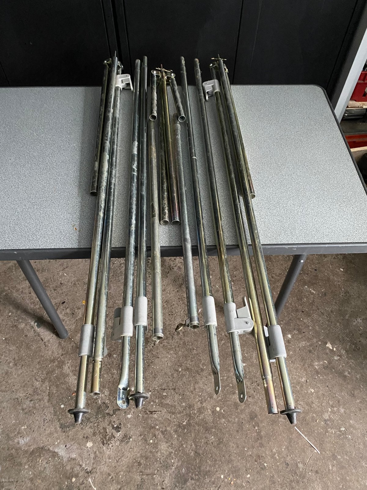 Luifelframe, Ophalen, Gebruikt