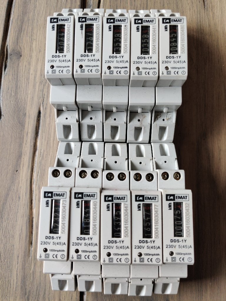 EMAT DDS-1Y 230V 5(45)A 50Hz kWh meter, Hobby en Vrije tijd, Elektronica-componenten, Ophalen of Verzenden, Nieuw