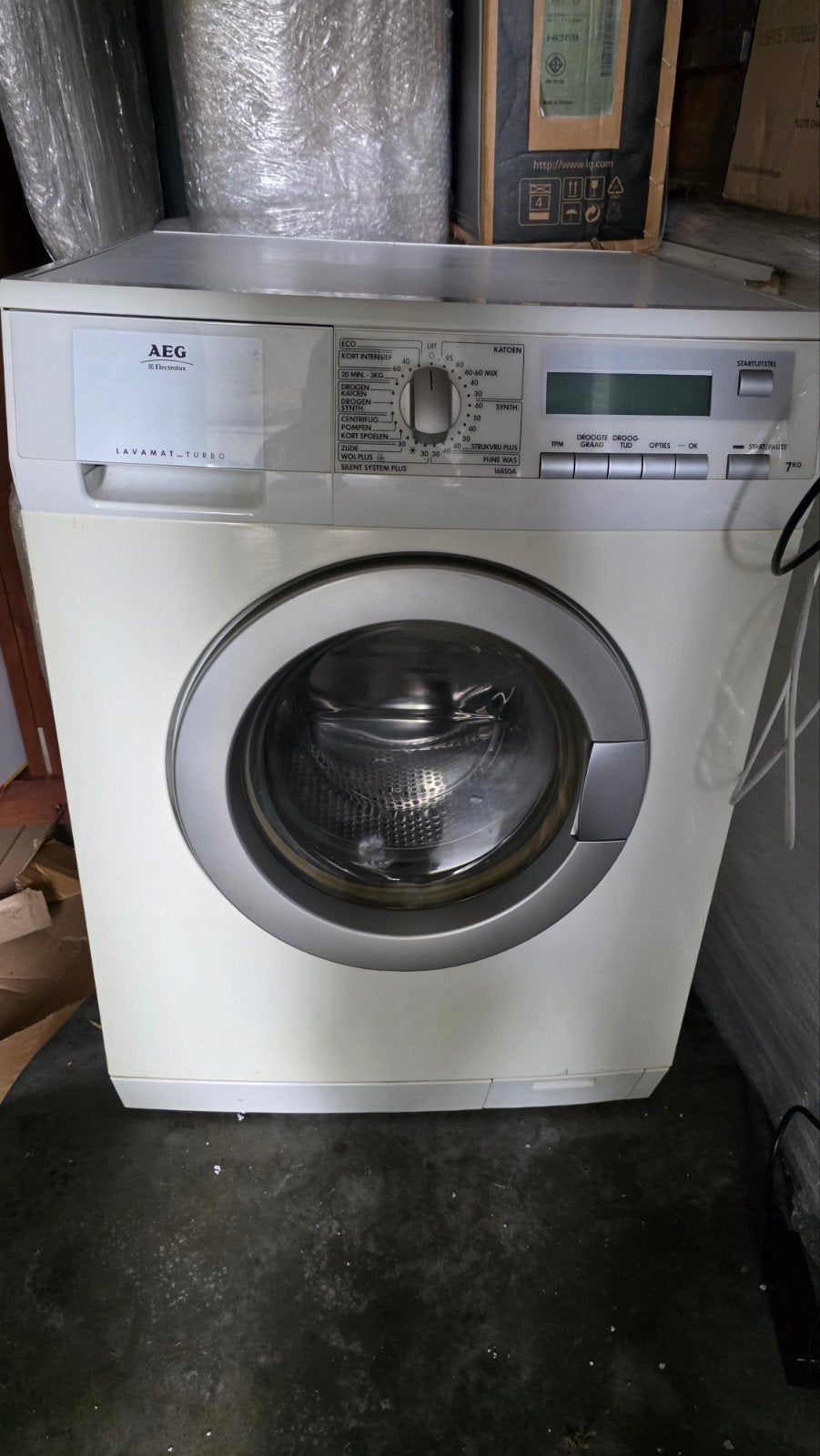 Aeg 16850A Wasmachine - Goede Staat, 7KG, Ophalen