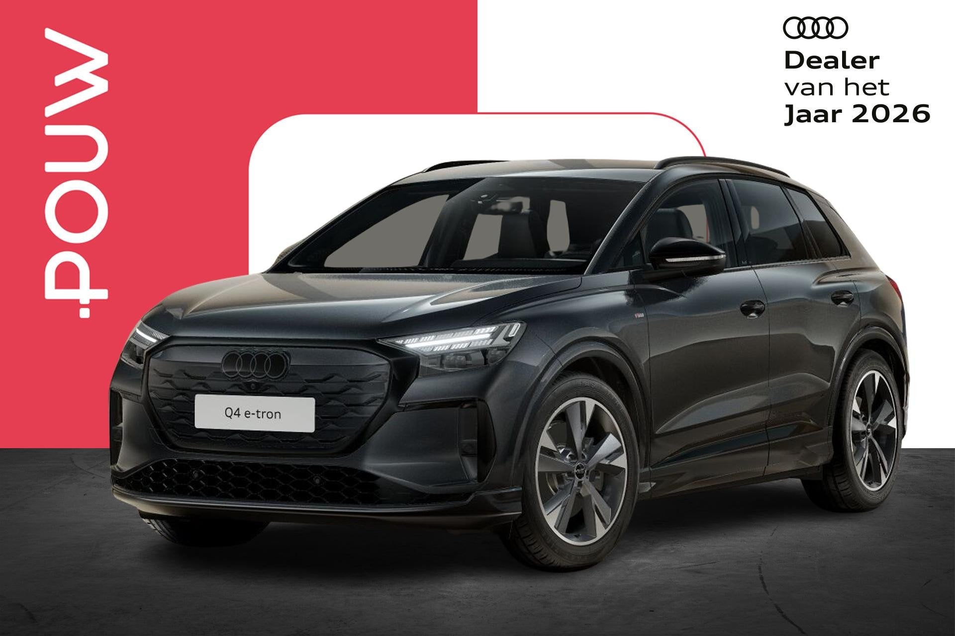 Audi Q4 e-tron 286pk S Edition 82 kWh | Trekhaak Wegklapbaar, Auto's, Audi, Automaat, 12 maanden, Achterwielaandrijving, 510 min