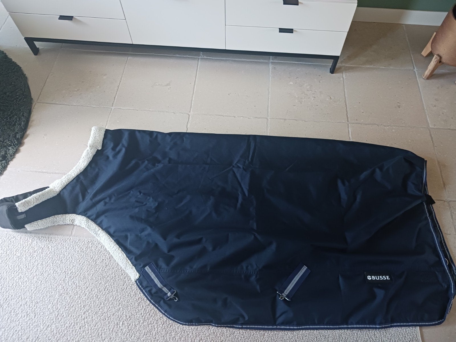 Busse stapmolendeken 100g waterproof 145/195, Dieren en Toebehoren, Ophalen, Zo goed als nieuw