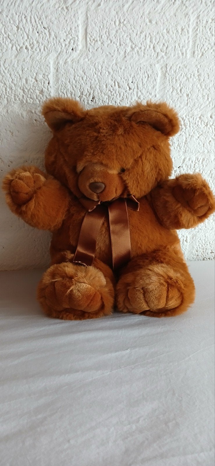 Beer 50 cm., Verzamelen, Beren en Cherished Teddies, Ophalen, Zo goed als nieuw, Stoffen beer, Overige merken