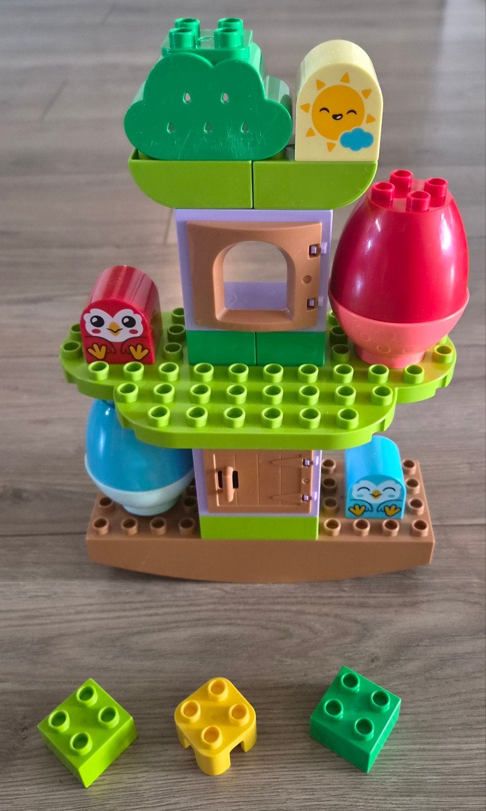 LEGO DUPLO 10440 Balancerende en Stapelboom, Ophalen of Verzenden, Zo goed als nieuw, Overige merken