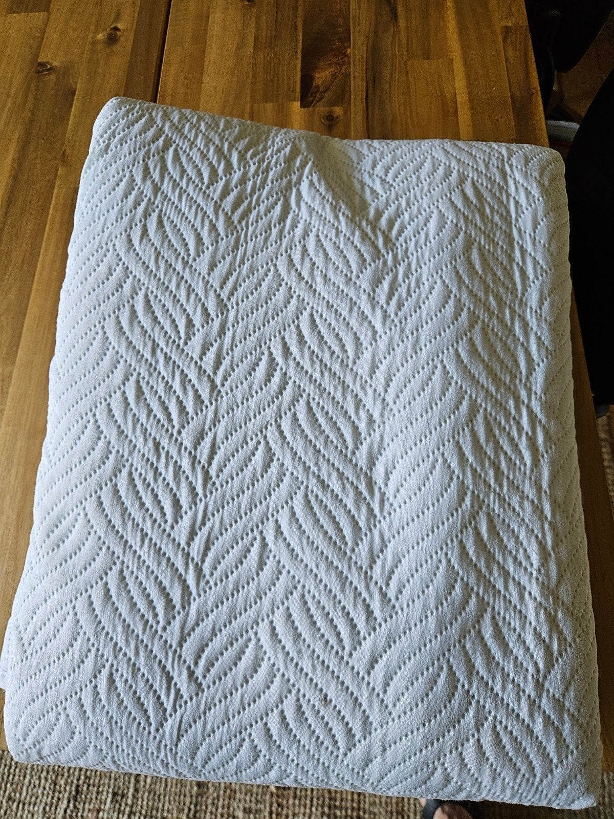 Witte sprei 200x200cm, Ophalen of Verzenden, Wit, Sprei