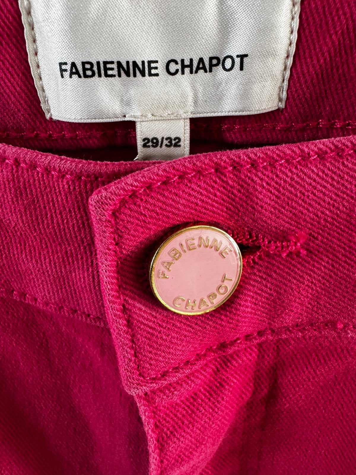 Fabienne Chapot Eva Flare jeans roze 29x32 M medium 38, Kleding | Dames, Ophalen of Verzenden, Nieuw, Overige kleuren, W28 - W29 (confectie 36)