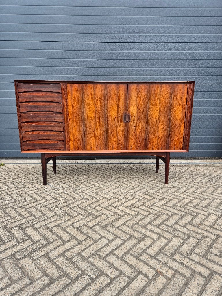 Vintage arne vodder highboard, Huis en Inrichting, Kasten | Dressoirs, Ophalen, 50 tot 100 cm, Zo goed als nieuw, 25 tot 50 cm