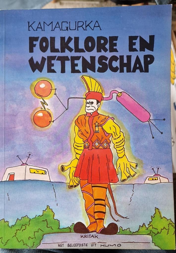 Kamagurka Folklore en Wetenschap, Boeken, Eén stripboek, Ophalen of Verzenden, Zo goed als nieuw, Kamagurka
