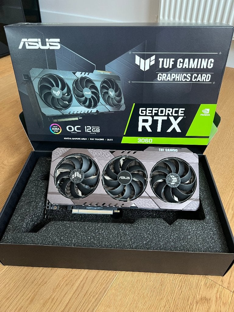 ASUS TUF Gaming GeForce RTX 3060 OC 12GB, Computers en Software, Ophalen, GDDR6, PCI-Express 4, Zo goed als nieuw