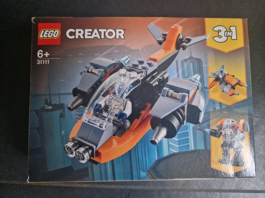 LEGO Creator 31111 Cyber Drone 3-in-1 set, Compleet, Gebruikt, Lego, Ophalen of Verzenden