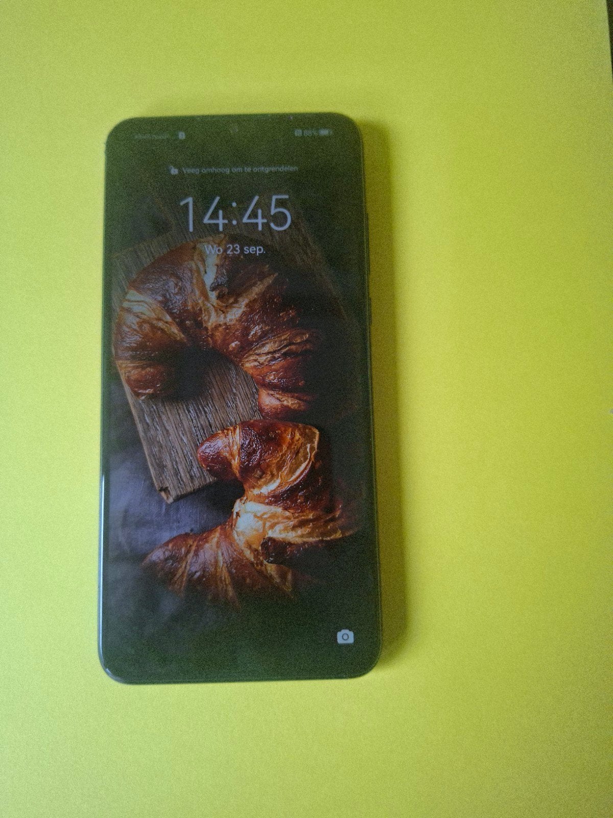 Huawei P30 Lite - Zwart - Gebruikt met barstjes, Ophalen, Gebruikt, Zwart, Touchscreen