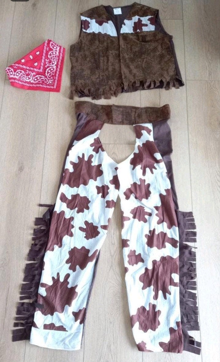 Cowboy kostuum / verkleedset maat XL, Ophalen of Verzenden, Zo goed als nieuw, Kostuum, Carnaval