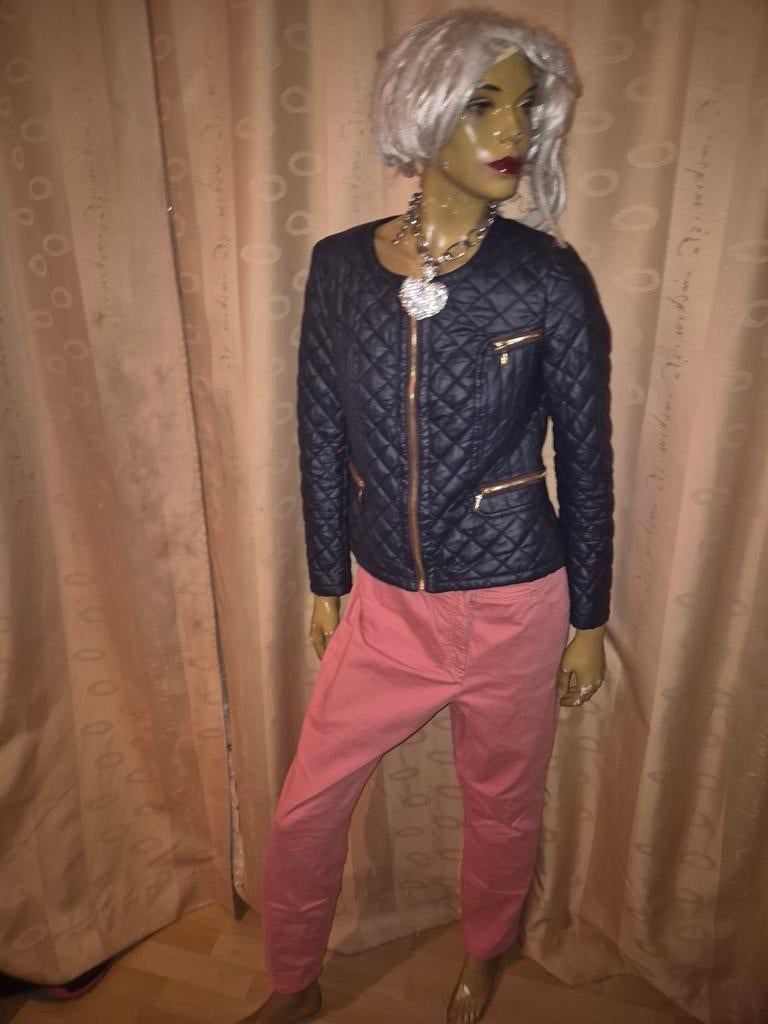 Taifun by Gerry Weber broek - Maat 46 - Antiek Roze, Kleding | Dames, Maat 38/40 (M), Kort, Zwart, Ophalen of Verzenden
