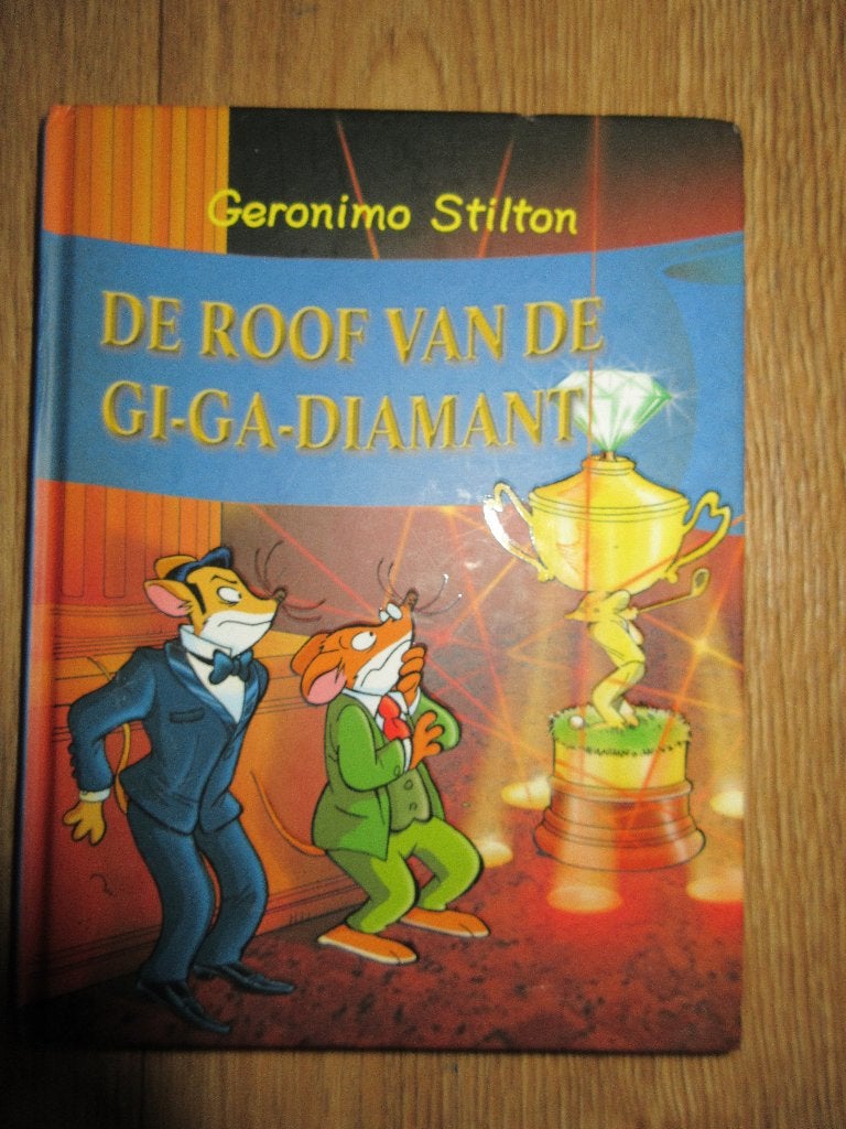 Geronimo Stilton leesboek "De roof van de Gi-Ga-Diamant "., Boeken, Kinderboeken | Jeugd | onder 10 jaar, Ophalen of Verzenden