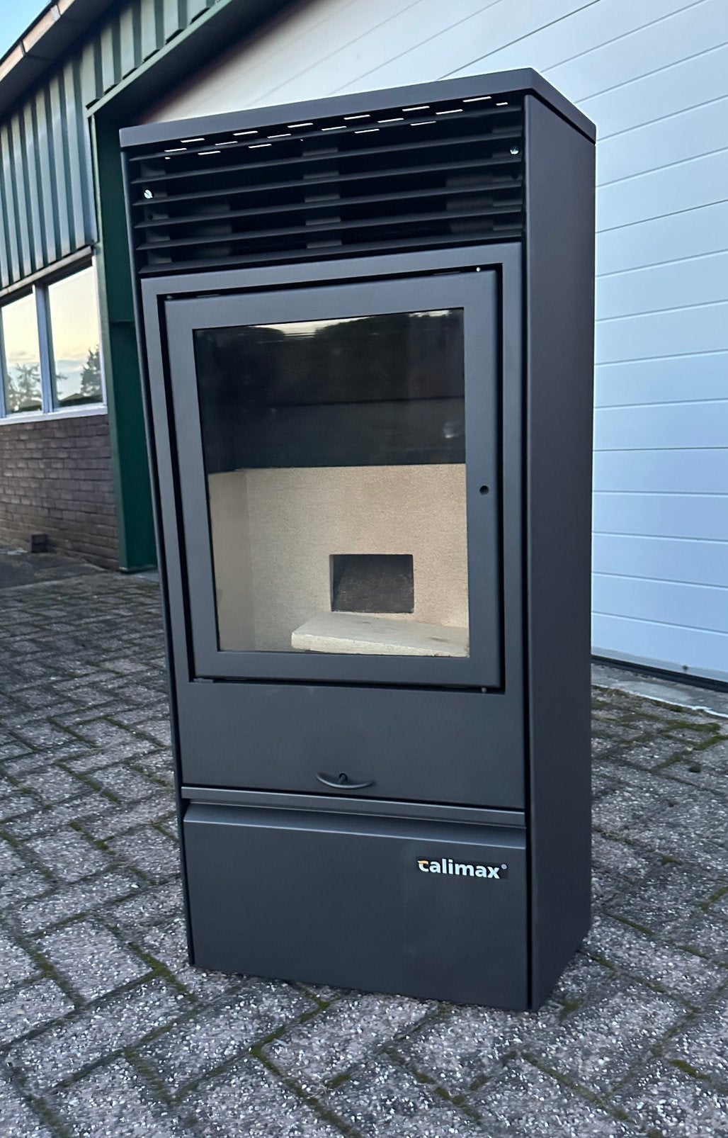 Pelletkachel calimax, Huis en Inrichting, Ophalen of Verzenden, Zo goed als nieuw, Overige brandstoffen, Pelletkachel