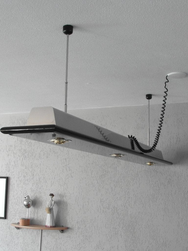 Te koop: Plafond Lamp, Huis en Inrichting, Lampen | Hanglampen, Ophalen, Gebruikt, Hout, Modern