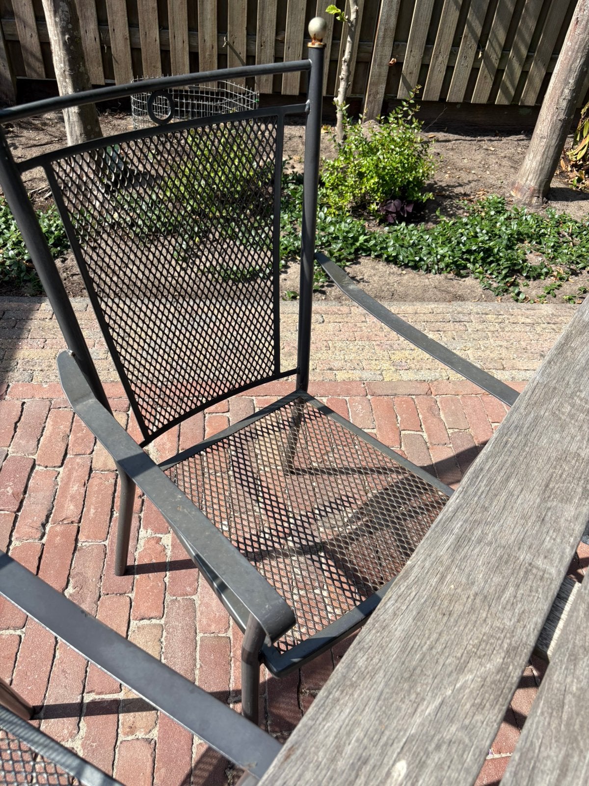 Tuinset ijzer, Ophalen, Zo goed als nieuw, Overige materialen, 3 zitplaatsen