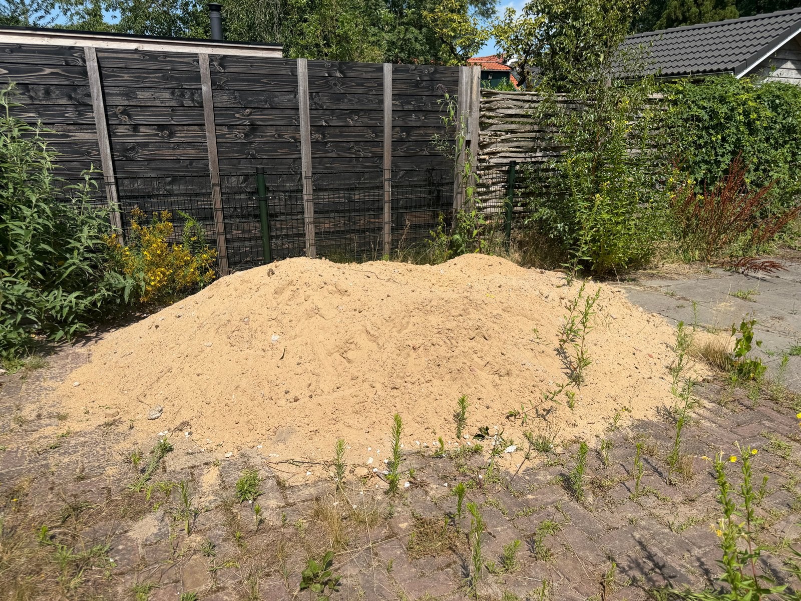 Wit/geel zand, Tuin en Terras, Zand, Ophalen