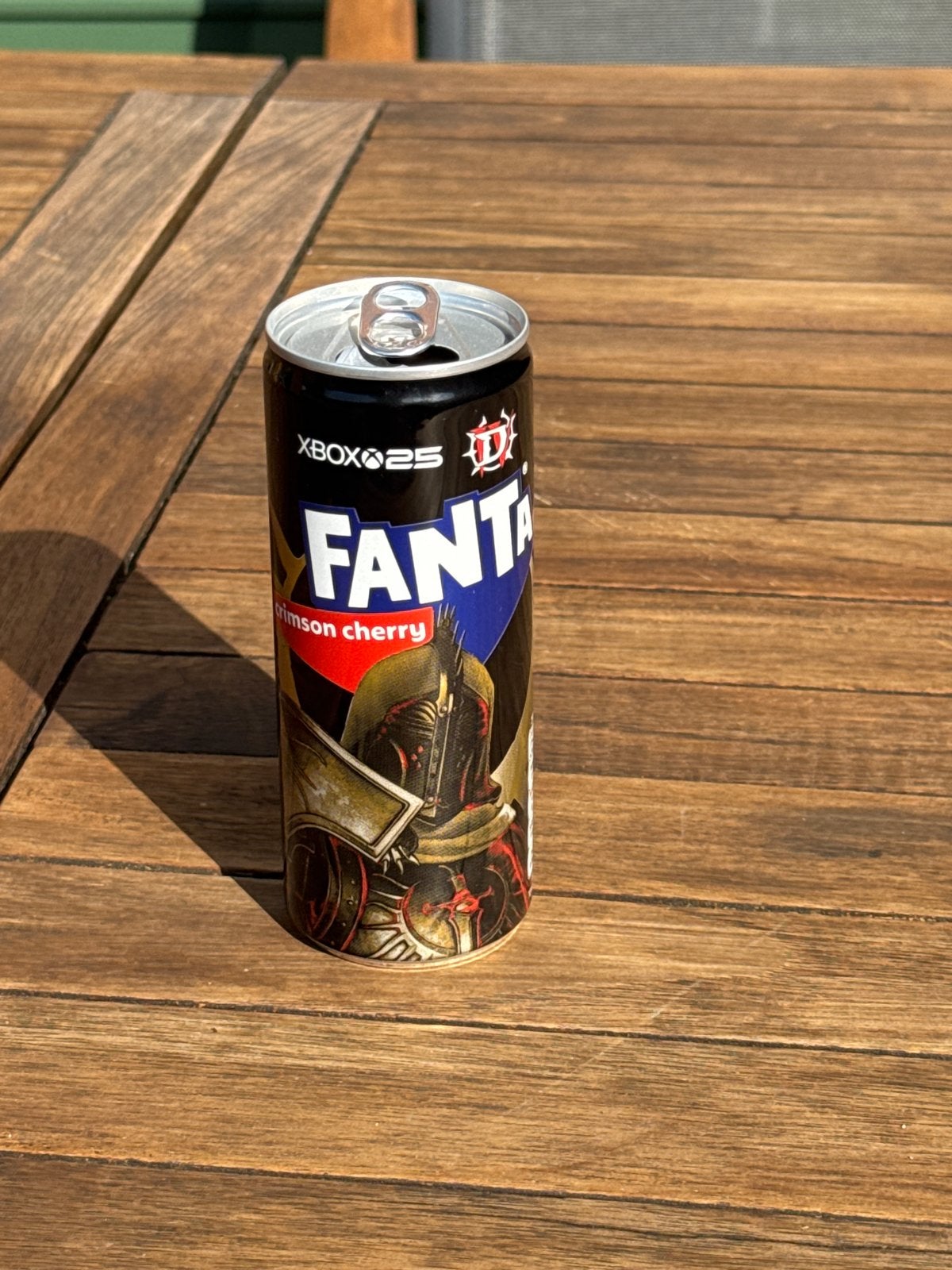 Fanta Xbox 25 Crimson Cherry blikje, Ophalen of Verzenden, Nieuw, Overige