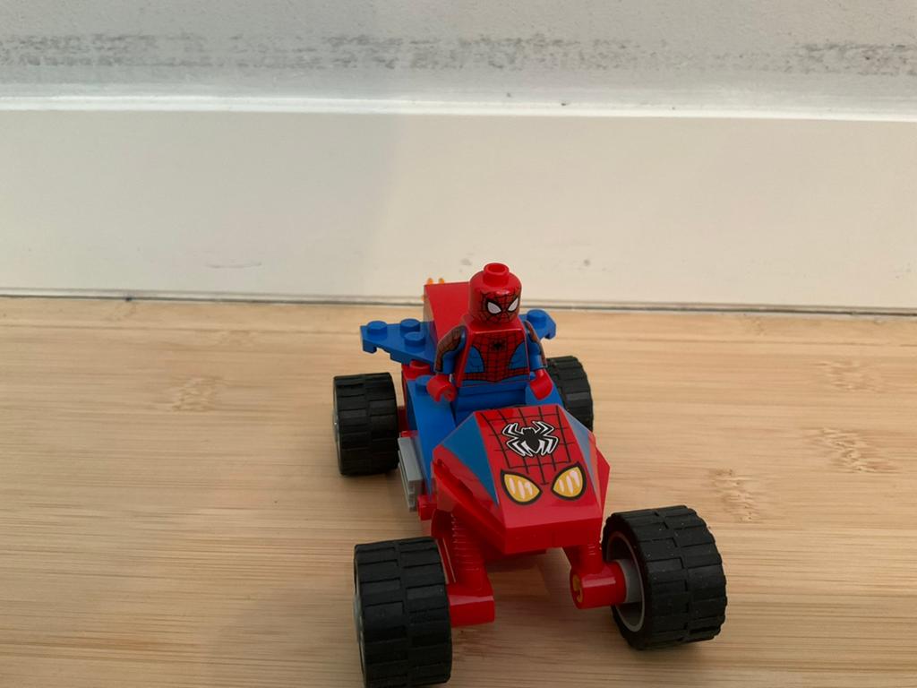 Lego 76172 Spider-Man en Sandman Showdown met boekje, Ophalen, Marvel, Lego, Zo goed als nieuw