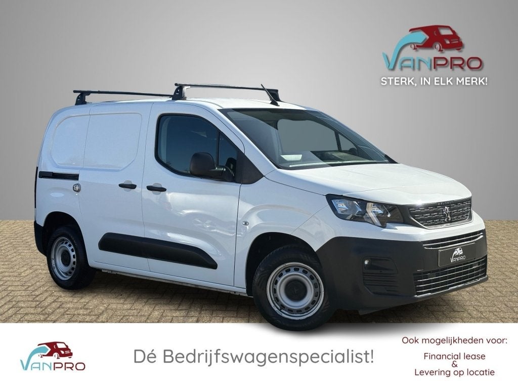 Peugeot PARTNER PREMIUM 1.5 BlueHDI 99PK Cruise / Airco / Ca, Auto's, Voorwielaandrijving, 4 cilinders, Electronic Stability Program (ESP)