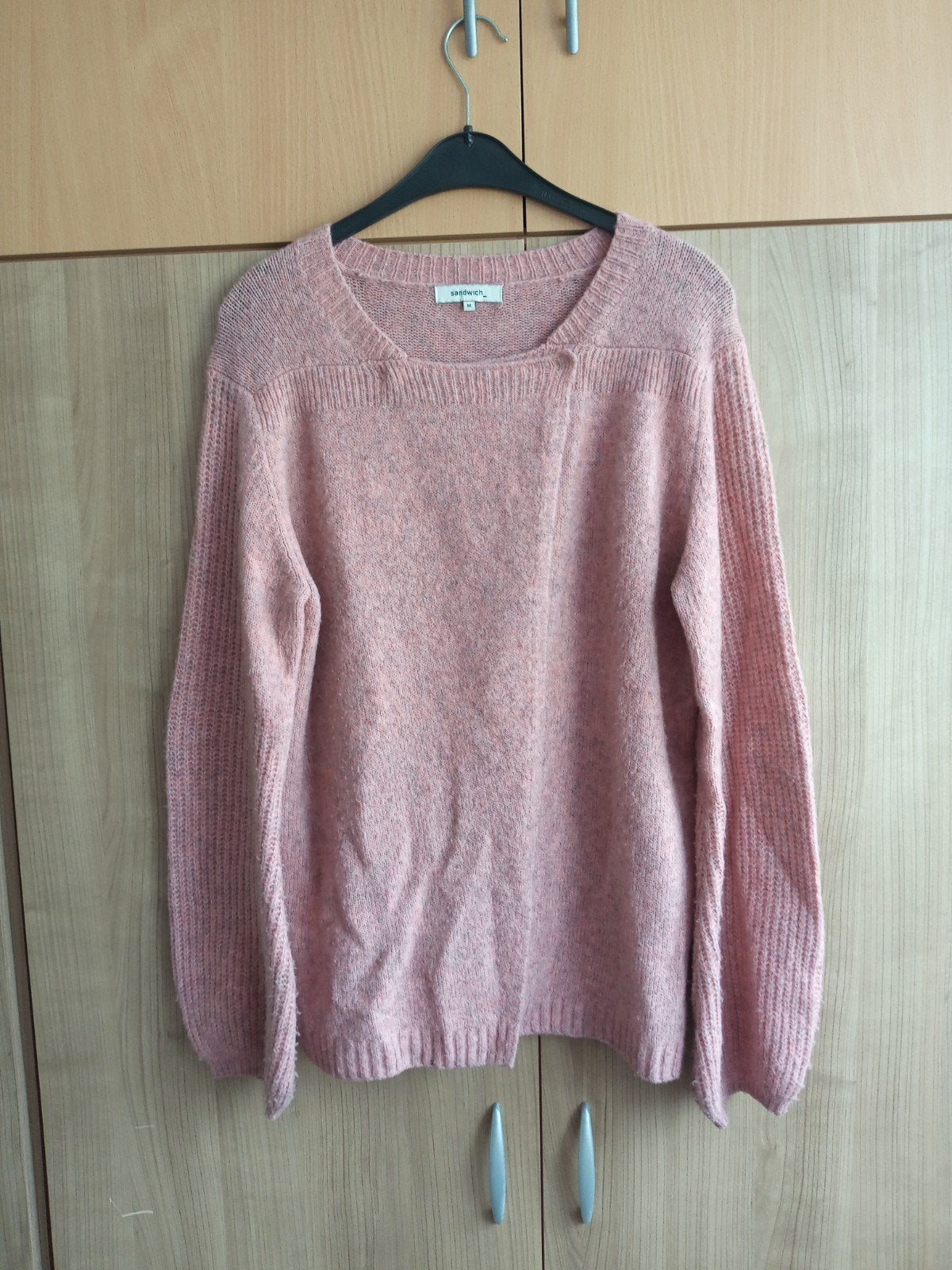Roze trui met aparte sluiting van Sandwich maat M, Maat 38/40 (M), Ophalen of Verzenden, Roze, Sandwich