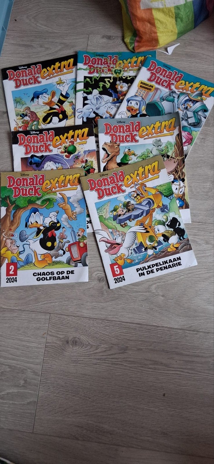 7 Donald Duck Extra, Meerdere comics, Ophalen of Verzenden, Zo goed als nieuw, Europa