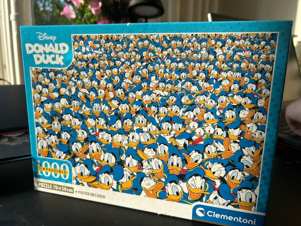 Donald Duck Puzzeldoos, Ophalen of Verzenden, 500 t/m 1500 stukjes, Nieuw