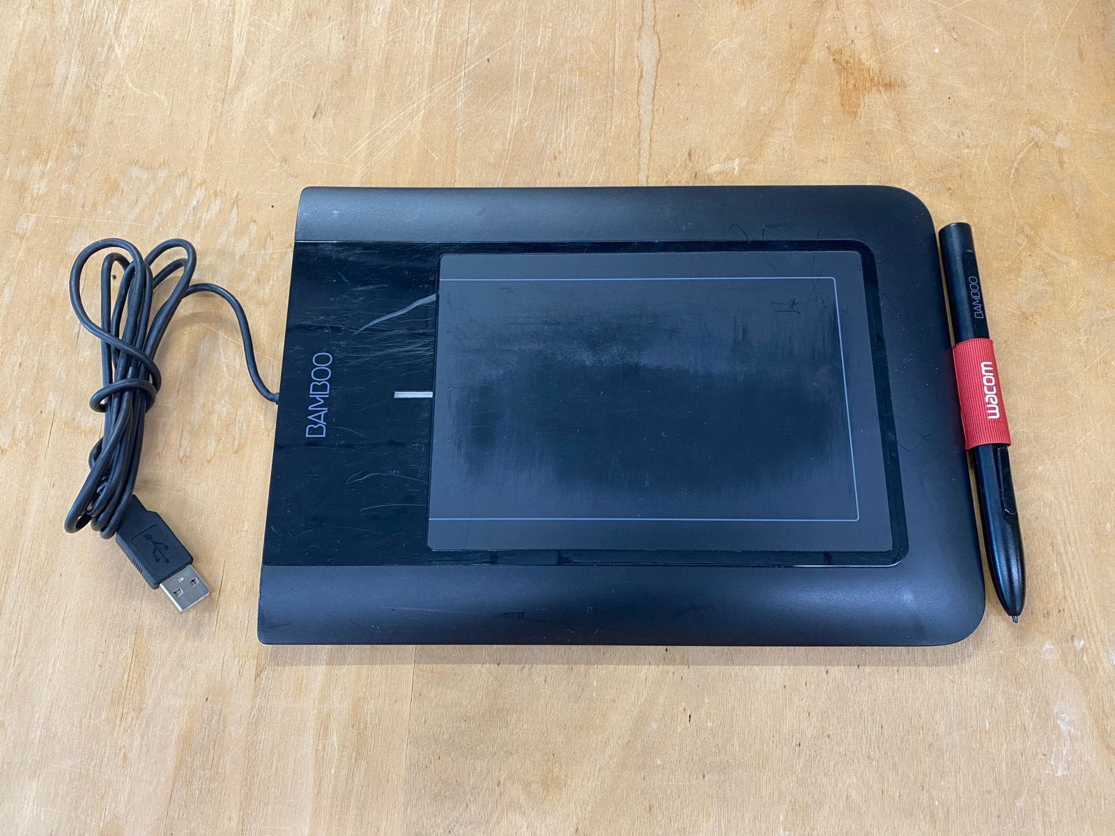 Wacom Bamboo Pen CTL-460 Tekentablet met Pen, Ophalen of Verzenden, Gebruikt, Bedraad