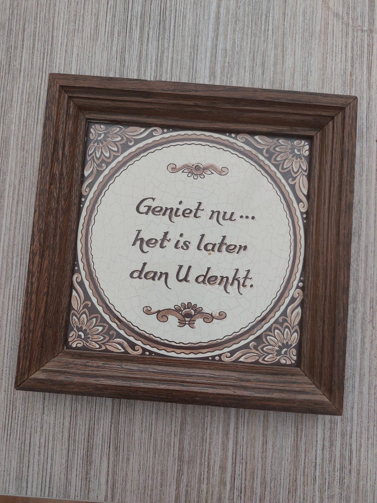 Vintage wc tegel, Antiek en Kunst, Ophalen of Verzenden