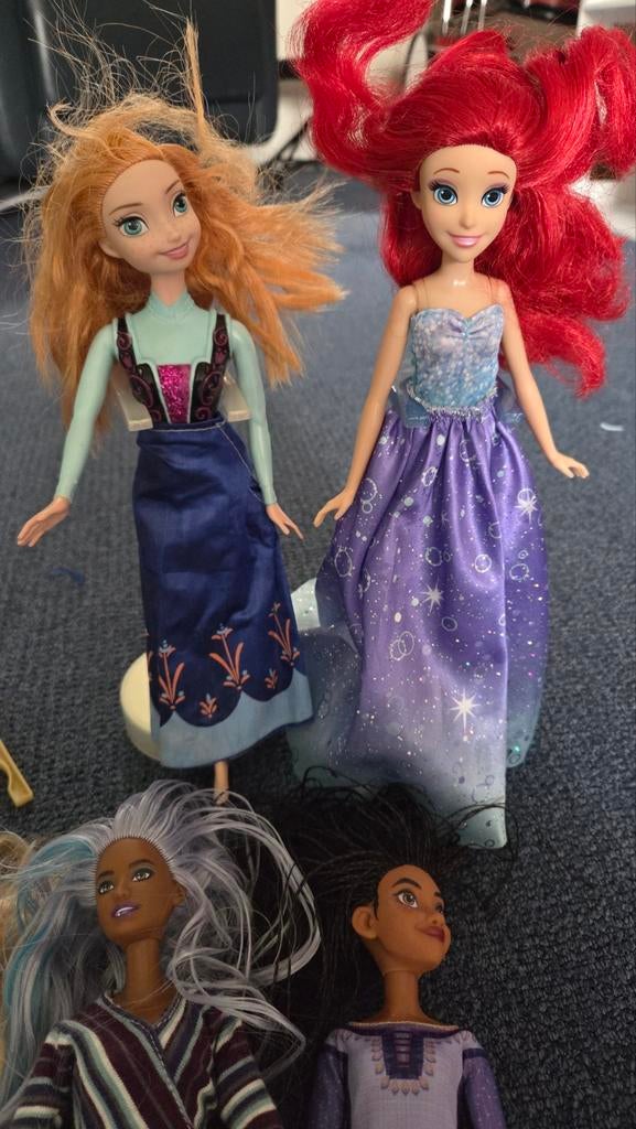 Grote partij Barbie poppen met accessoires en kleding, Ophalen of Verzenden, Gebruikt, Overige typen